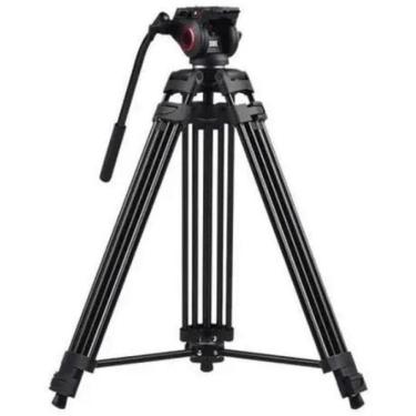 Imagem de Tripé Profissional Cabeça Flúida Hidraulica Dslr Filmadora