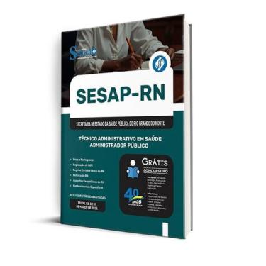 Imagem de Apostila SESAP-RN  - Técnico Administrativo em Saúde - Administrador P