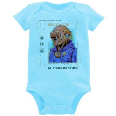 Imagem de Body Bebê Metaverse Corporation - Foca na Moda, Azul bebê, G