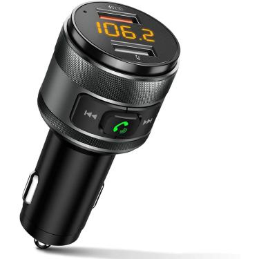 Imagem de Transmissor imden Bluetooth 5.0 fm para carro, 3.0 Wireless Bluetooth fm Radio Adapter Music Player fm Transmissor/Kit veicular com chamadas sem mãos