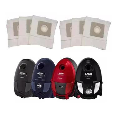 Imagem de Kit com 6 sacos descartaveis aspirador de pó arno nitro
