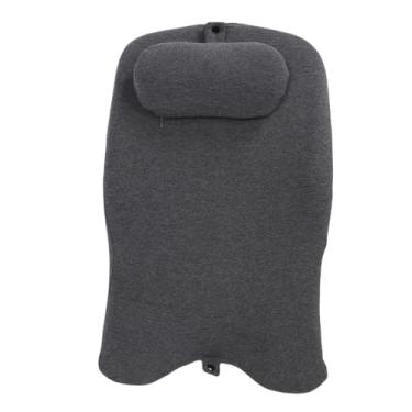 Imagem de Travesseiro de Repouso na Cama, Travesseiro de Suporte da Perna Espuma Memória Respirável Confortável para o Escritório (Cinza)