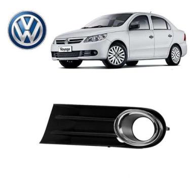 Imagem de Acabamento Farol Neblina Voyage G5 09a12 Pret Aro Crom Motor - BWR