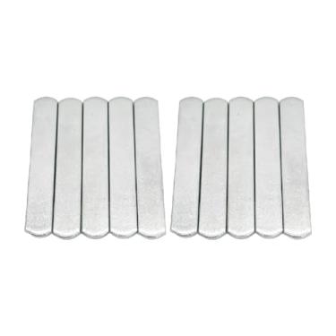 Imagem de predolo 10 peças de placas de aço para colete com peso, acessórios de treinamento com peso