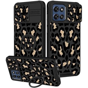 Imagem de Goocrux Capa para Moto G Stylus 5G 2025 - Capa para celular feminina e meninas, meninos, bonita, moderna, design estético exclusivo, capa para câmera deslizante com suporte de anel para Motorola G