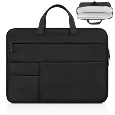 Imagem de Bolsa para Notebook, Capa para Notebook 15,6, Bolsa Multifuncional à Prova de Água com Alça Oculta, Aplicável Tanto a Homens Como a Mulheres