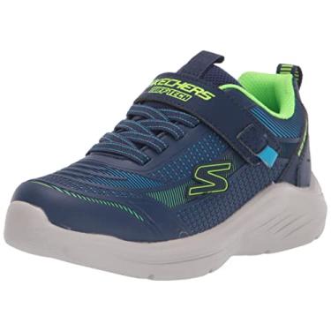 Imagem de Skechers Tênis masculino Hyper-Blitz-Hydro-tronix, Azul marinho, 11.5 Little Kid