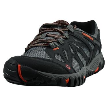 Imagem de Merrell Tênis aquático masculino All Out Blaze Aero Sport para caminhada, Preto/vermelho, 39