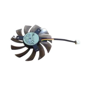 Imagem de Ventilador de refrigeração silencioso compatível com placa de vídeo para Gigabyte 8010 FAN PLD08010S12H DC 12V 0,25A T128010SM DC12V 0,20AMP 2 pinos 2 linhas novo (2 ventiladores)