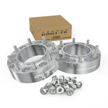 Imagem de Customadeonly 2 peças de espaçadores de roda centralizada de 50 mm com cubo de 2 polegadas e parafuso patter 8x170 compatível apenas com modelo de roda traseira única Excursion F250 F350 Superduty - apenas para eixo dianteiro
