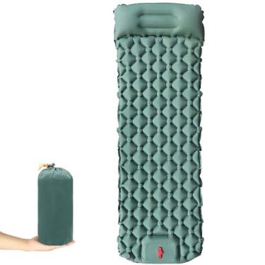 Imagem de Colchão Inflável Automático Trekking Solteiro Em Nylon 215x58x6 Cm Zelt