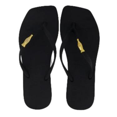 Imagem de Chinelo Coca Cola Square Feminino Preto