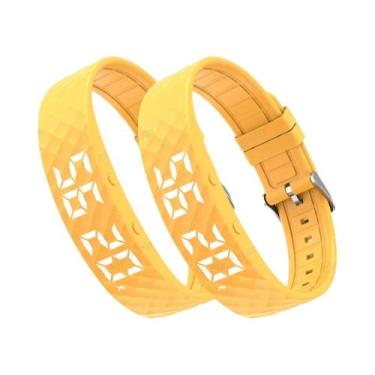 Imagem de Pulseira Inteligente LED À Prova d'Água, Digital, Com Pedômetro E Alar