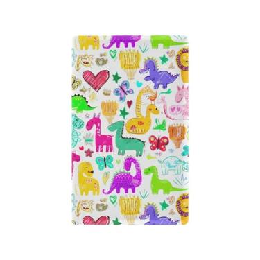 Imagem de SEHANY Capa de parede de tomada dupla de dinossauro engraçado, tamanho padrão e à prova de calor, placas decorativas para decoração de escritório doméstico (11,5 cm x 7 cm)