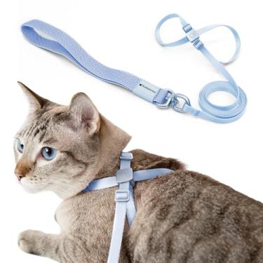 Imagem de BuddyArmor Peitoral e coleira para gatos 2 em 1 – Design US IDA Bronze Awarding, à prova de fuga e antichoque, para caminhadas e treinamento, leve para gatinhos e gatos pequenos e grandes e filhotes