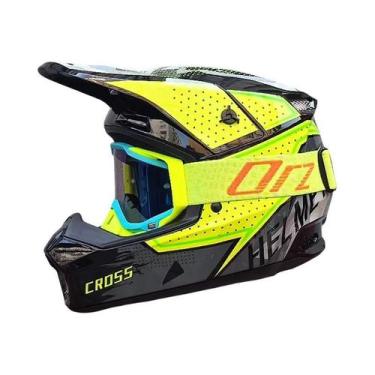 Imagem de Capacete Completo Para Corrida off Road De Motocicleta E Bicicleta Spe