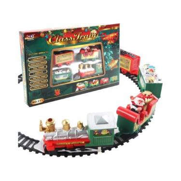 Imagem de Conjunto De Trem Elétrico De Natal Para Crianças, Realista, Montagem F