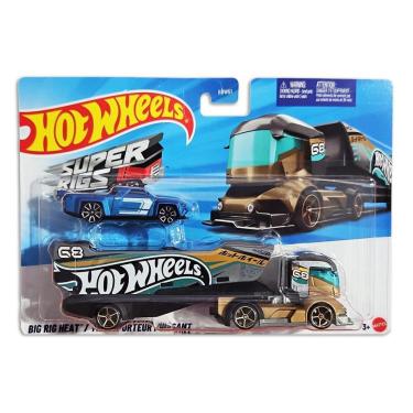 Imagem de Hot Wheels Caminhão Com Carrinho Super Rigs - Mattel Bdw51 B