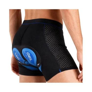 Imagem de Shorts De Ciclismo Masculinos Respiráveis Com Almofada De Gel 5D Antid