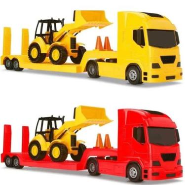 Imagem de Caminhão De Brinquedo De Obra Ideal Para Crianças Pequenas - Silmar Br