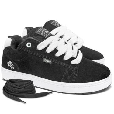 Imagem de Tênis Qix Pro Model Allan Mesquita x Chorão Preto Branco, Preto, 37