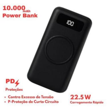 Imagem de Power Bank 10000 mAh Carregador Portátil Ideal Para Viagens