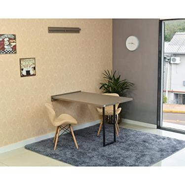 Imagem de Conjunto de Mesa Dobrável Retrátil 120 x 75 Volpi + 2 Cadeiras Slim - Nude