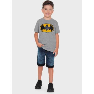 Imagem de Camiseta Infantil Verão Menino, Batman, Produto Oficial - Fakini