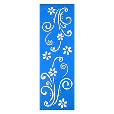 Imagem de Stencil de Acetato para Pintura OPA 10 x 30 cm - 343 Arabesco Margaridas