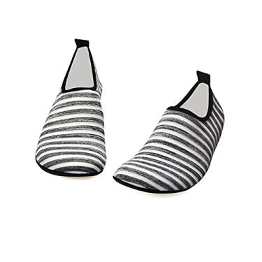 Imagem de Legou Sapatos de natação de sola fina de verão com pés descalços, sapatos de rastreamento de rio Branco 34