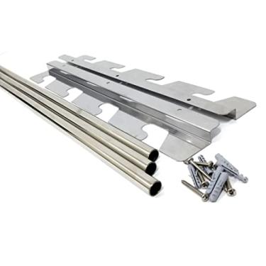Imagem de Suporte Churrasqueira 100% Inox Barras e Suporte Inox - 80cm