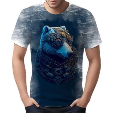 Imagem de Camiseta Camisa Estampada Steampunk Urso Tecnovapor Hd 16 - Enjoy Shop
