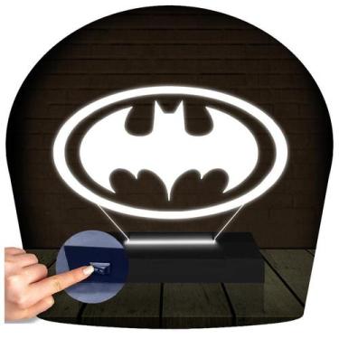 Imagem de Luminária Led 3D Abajur  Batman Heroi Dc 1 - 3D Fantasy