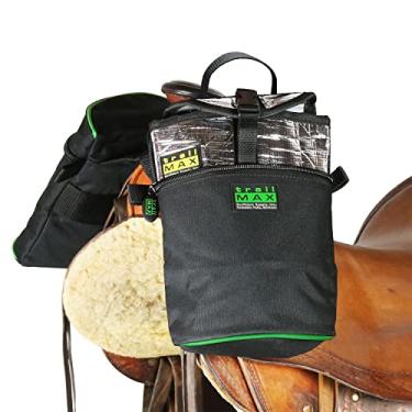 Imagem de TrailMax Bolsas médias de cavalo para sua sela ocidental; bolsas de sela isoladas para cavalos; bolsa de sela para câmera ou celular; segura com alças; serve para selas ocidentais/resistentes,