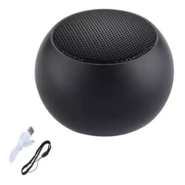 Imagem de Allto-falante caixa mini speaker portátil c/ bluetooth preto - M3