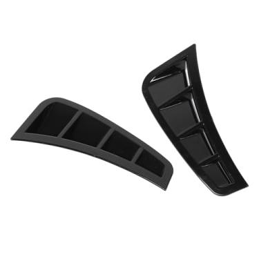 Imagem de Spoiler Lateral do Para-choque Dianteiro Com Design Esportivo, Material ABS Resistente, Universal para Carro Com Divisor de Ventilação, Substituição Cívica (Preto)