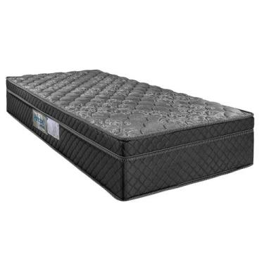 Imagem de Colchão Solteiro Arezzo Black Molas Ensacadas Portobel