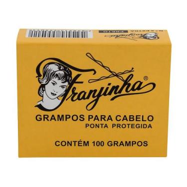 Imagem de Grampo Franjinha Preto Nº 5 100 Unidades