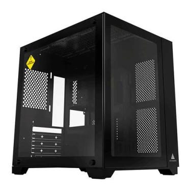 Imagem de Gabinete Gamer Acegeek Aquarium M345, Mid-Tower, Lateral de Vidro, Pre