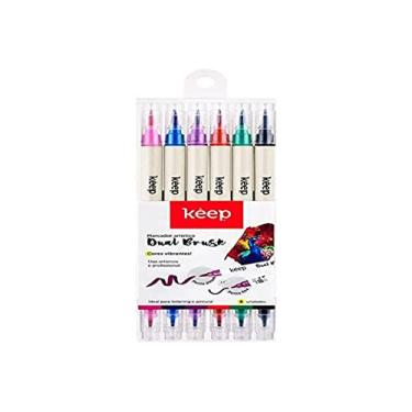 Imagem de Marcador Artístico Dual Brush com 5 Cores Keep – MR058