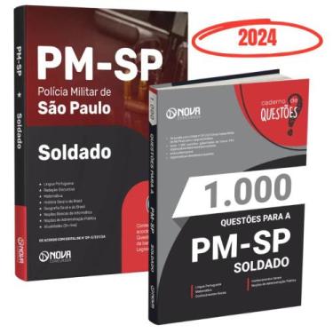 Imagem de KIT PM-SP - Soldado (Apostila + 1.000 questões) - Nova Concursos