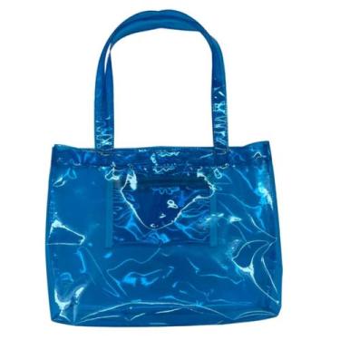 Imagem de Sacola Praia Transparente Bolsa De Praia Sacola Piscina Transparente I