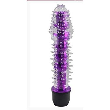Imagem de Vibrador Multivelocidade com Capa Lisa Transparente Roxa, Gbaby, Roxo