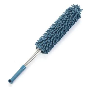 Imagem de Espanador Retrátil Em Microfibra com Cabo Longo em Inox 1m - Wari, Azu