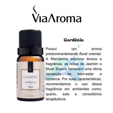 Imagem de Essência Via Aroma 10ML Para Aromatizador Difusor de Ambiente Elétrico