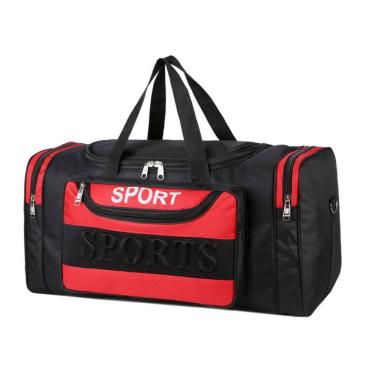 Imagem de Mochila Mala Treino Bolsa Esportiva Sacola Viagem Academia Multiuso Bordo Mao Bolsos Masculina Feminina Esportes Azulu