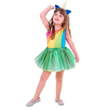 Imagem de Fantasia De Unicórnio - Infantil Tamanho G