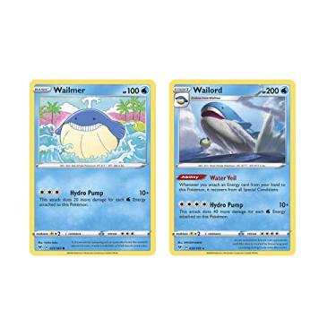 Imagem de Wailord 32/185 - Vivid Voltage - Foil - Pokemon Evolution Card Set - Rare 2 Card Lot Wailmer