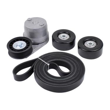 Imagem de MOTOKU Tensor de correia e polia intermediária serpentina para Chevrolet Silverado GMC Sierra 2500 HD 3500 3500HD 6.6 Diesel 2002-2010