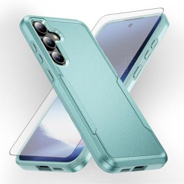 Imagem de Asuwish Capa de celular para Samsung Galaxy S24 Plus S24+ 5G com protetor de tela de vidro temperado e acessórios para celular protetora de corpo inteiro híbrido fino S24plus 24S + S 24 24+ feminino